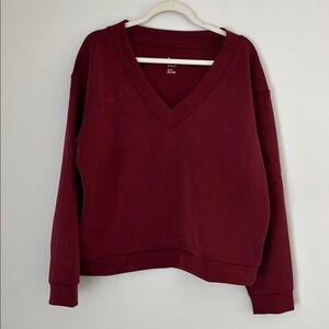 A New Day Deep Red Pullovet Size Medium